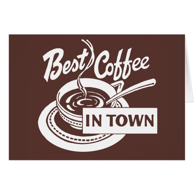 ❝Bester Kaffee der Stadt❞ (Vorderseite (Horizontal))