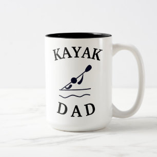 Bester "KAJAK-VATER" überhaupt! Der Vatertag Zweifarbige Tasse
