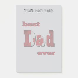 Bester kanadischer Vater je Post-it Klebezettel