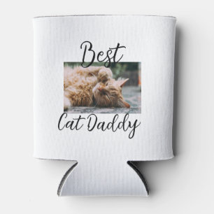 Bester Katzen-Daddy Elterntier-Foto Papa Mama einf Dosenkühler