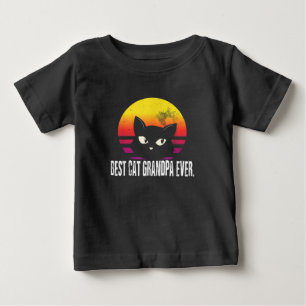 Bester Katzen-Opa Aller Zeiten Retro-Geschenk fü Baby T-shirt