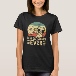 Bester Katzen-Opa aller Zeiten Stoß Fit Vatertag   T-Shirt