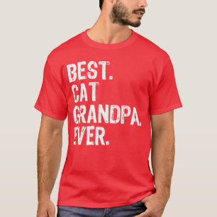 Bester Katzen-Opa ever Lustig Cool Familie T-Shirt