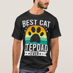 Bester Katzen-Stiefvater Aller Zeiten Katzenliebha T-Shirt