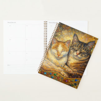 Bester Katzenfreunde Klimt-inspirierter Planer
