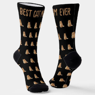 Bester Katzenmutter Aller Zeiten Haustier-Foto-Mus Socken