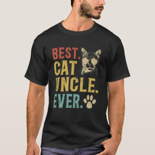 Bester Katzenonkel Aller Katzenliebhaber Onkel Kat T-Shirt