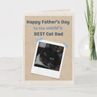 Bester Katzenpapa der Welt von der besten Katze de Karte