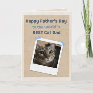 Bester Katzenpapa der Welt von der besten Katze de Karte