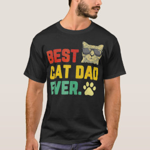 Bester Katzenvater Aller Pet Lover Lustiger Vatert T-Shirt