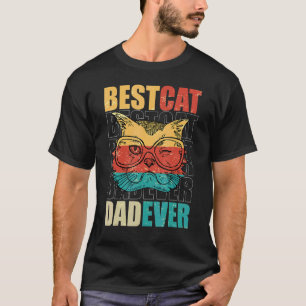 Bester Katzenvater Aller Zeiten   American Wirehai T-Shirt