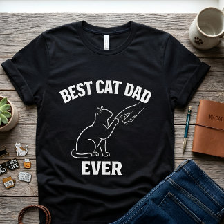 Bester Katzenvater Aller Zeiten Einzigartiges Gesc T-Shirt