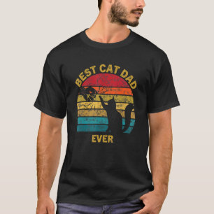 Bester Katzenvater Aller Zeiten Für Papa Am Vatert T-Shirt