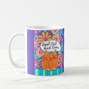 Bester Katzenvater Aller Zeiten Katze Liebhaber Ge Kaffeetasse