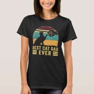 Bester Katzenvater Aller Zeiten Katzenpapa Fausts T-Shirt
