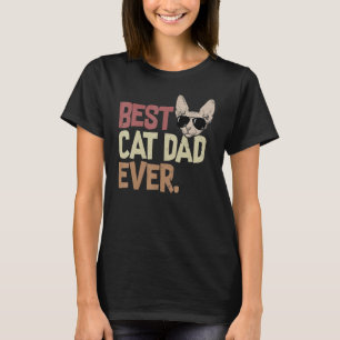 Bester Katzenvater aller Zeiten Sphynx-Katze Kätzc T-Shirt
