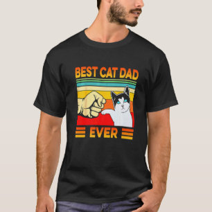 Bester Katzenvater aller Zeiten Vater Angeln T-Shirt
