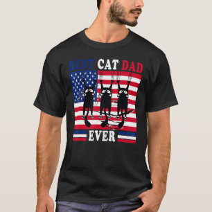 Bester Katzenvater aller Zeiten Vater Vater-Tag Va T-Shirt