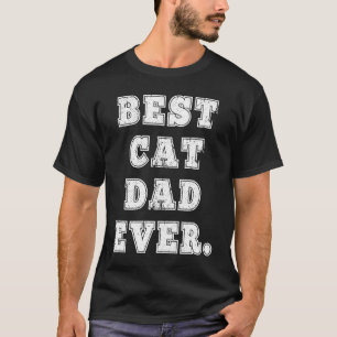 Bester Katzenvater ever vintage für Katze und Besi T-Shirt