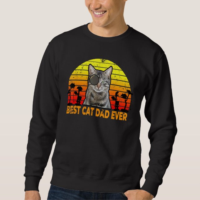 Bester Katzenvater überhaupt 1 Sweatshirt (Vorderseite)