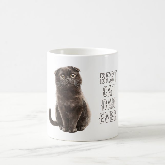 Bester Katzenvater überhaupt Kaffeetasse (Mittel)