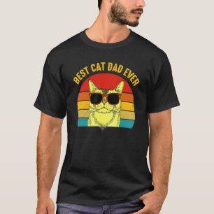 Bester Katzenvater überhaupt Katze Vatertag 10 T-Shirt