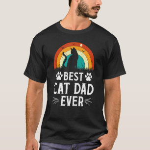 Bester Katzenvater überhaupt Katze Vatertag T-Shirt