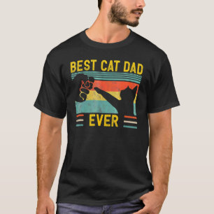 Bester Katzenvater überhaupt  Katzenpapa Fauststoß T-Shirt