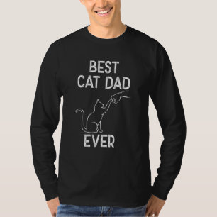 Bester Katzenvater überhaupt Katzenpapa Pfote Fa T-Shirt