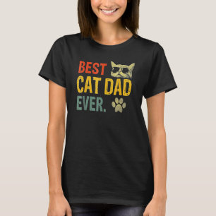 Bester Katzenvater überhaupt  Katzenpapa Vintage   T-Shirt