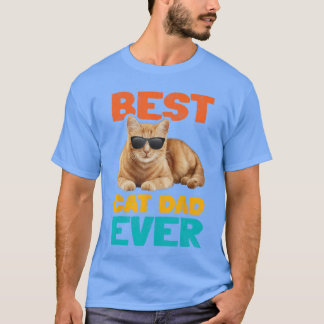 Bester Katzenvater überhaupt Lustiger Katzenbesitz T-Shirt