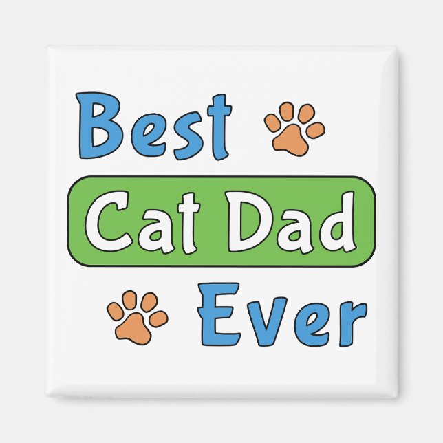 Bester Katzenvater überhaupt Magnet (Vorne)