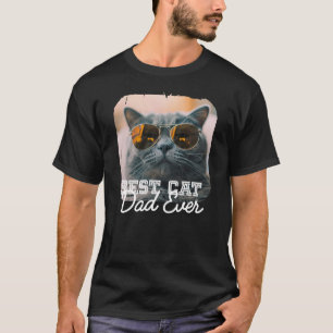 Bester Katzenvater überhaupt, modernes, benutzerde T-Shirt