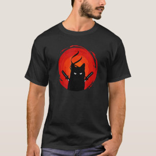 Bester Katzenvater überhaupt Ninja Katzenvater Vat T-Shirt