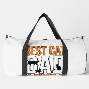 Bester Katzenvater überhaupt Vintage Katzenvater-S Duffle Bag