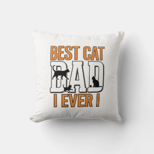 Bester Katzenvater überhaupt Vintage Katzenvater-S Kissen