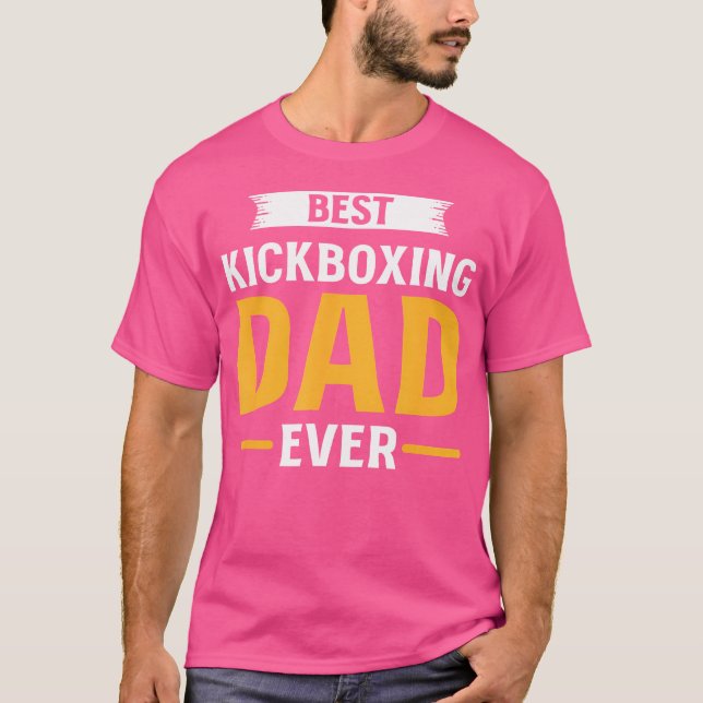 Bester Kickboxing-Vater je Kickboxer Father Kickbo T-Shirt (Vorderseite)