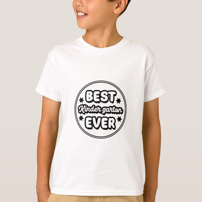 bester Kindergarten je T-Shirt (Vorderseite)