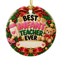 Bester Kleinkind-Lehrer Weihnachtsbaumanhänger 202