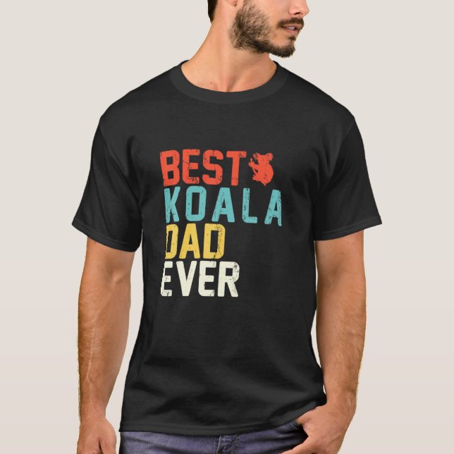 Bester Koala-Vater je T-Shirt (Vorderseite)