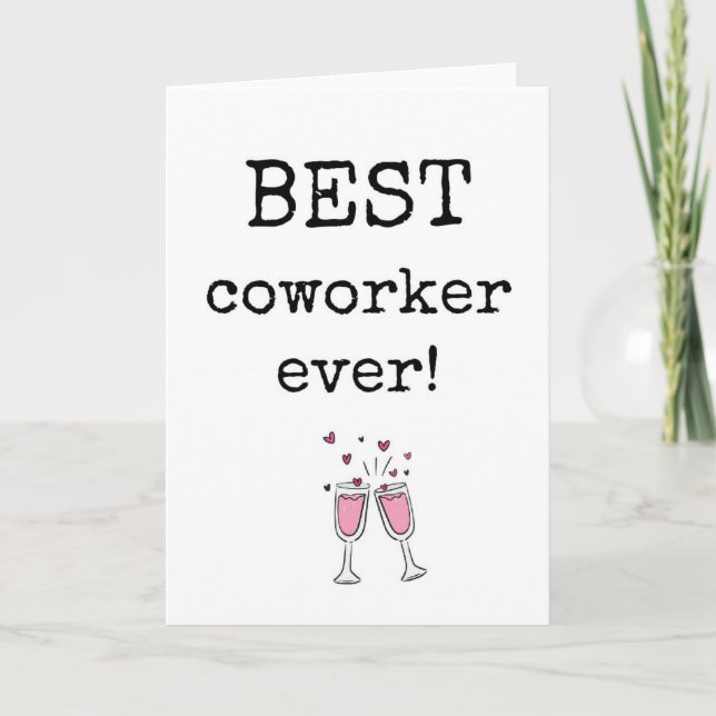 Bester Kollege je, Coworker-Wertungskarte Karte (Vorderseite)