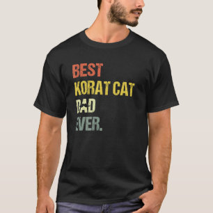 Bester Korat-Katzenvater Mann  Katze T-Shirt