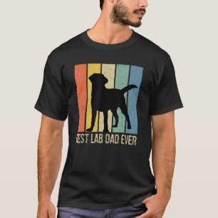 Bester Lab Dad Ever Schwarzer Labrador Retriever M T-Shirt