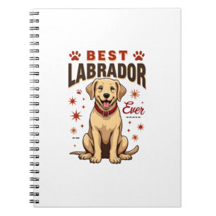 Bester Labrador-Elternteil überhaupt Vintage Labra Notizblock