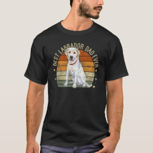 Bester Labrador-Vater Aller Zeiten Retro Labrador T-Shirt