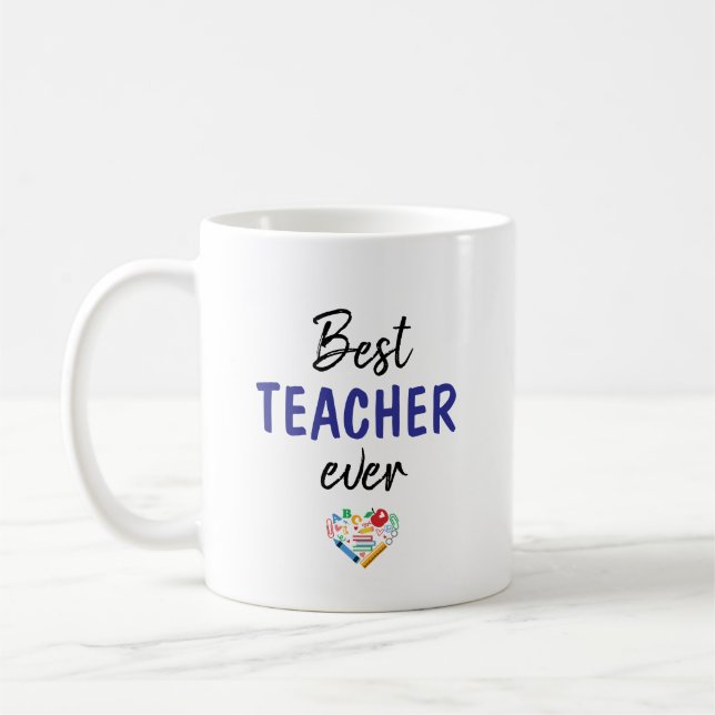 Bester Lehrer Aller Zeiten Kaffeetasse (Links)