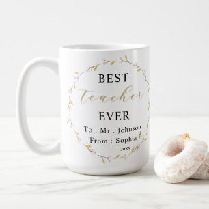 Bester-Lehrer-aller-Zeiten-Tasse – Individueller N Kaffeetasse