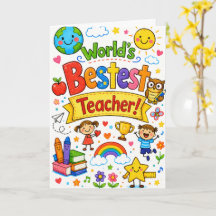 Bester Lehrer der Welt Süße Lehrerbeste Würdigung