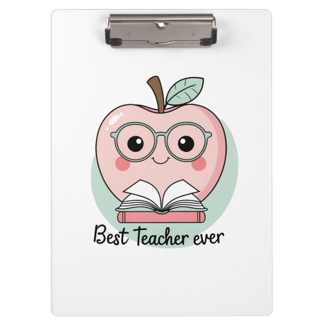 Bester Lehrer für Apple Design Klemmbrett (Vorderseite)