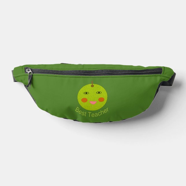 Bester Lehrer Happy Apple Bauchtasche (Ablage )